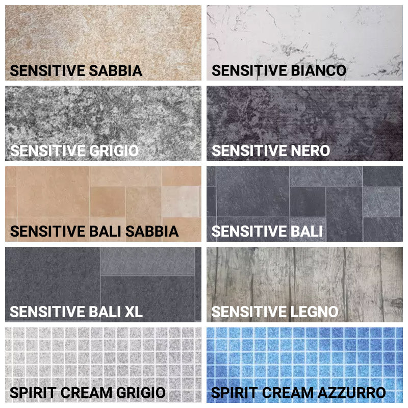 Rivestimento Liner Soprema pool Armonia 3D