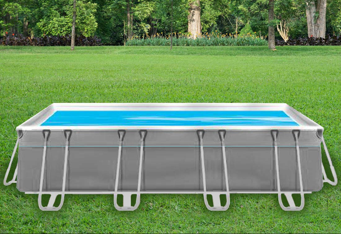 Piscina fuori terra WEEKEND di mt. 3,76x7,81 h.1,40