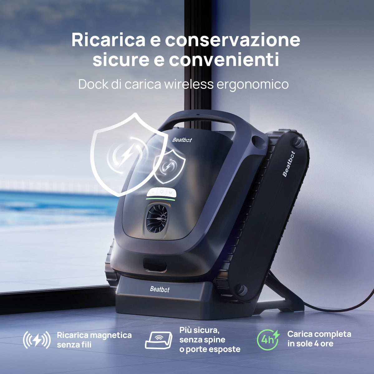 Beatbot AquaSense 2 base di ricarica wireless