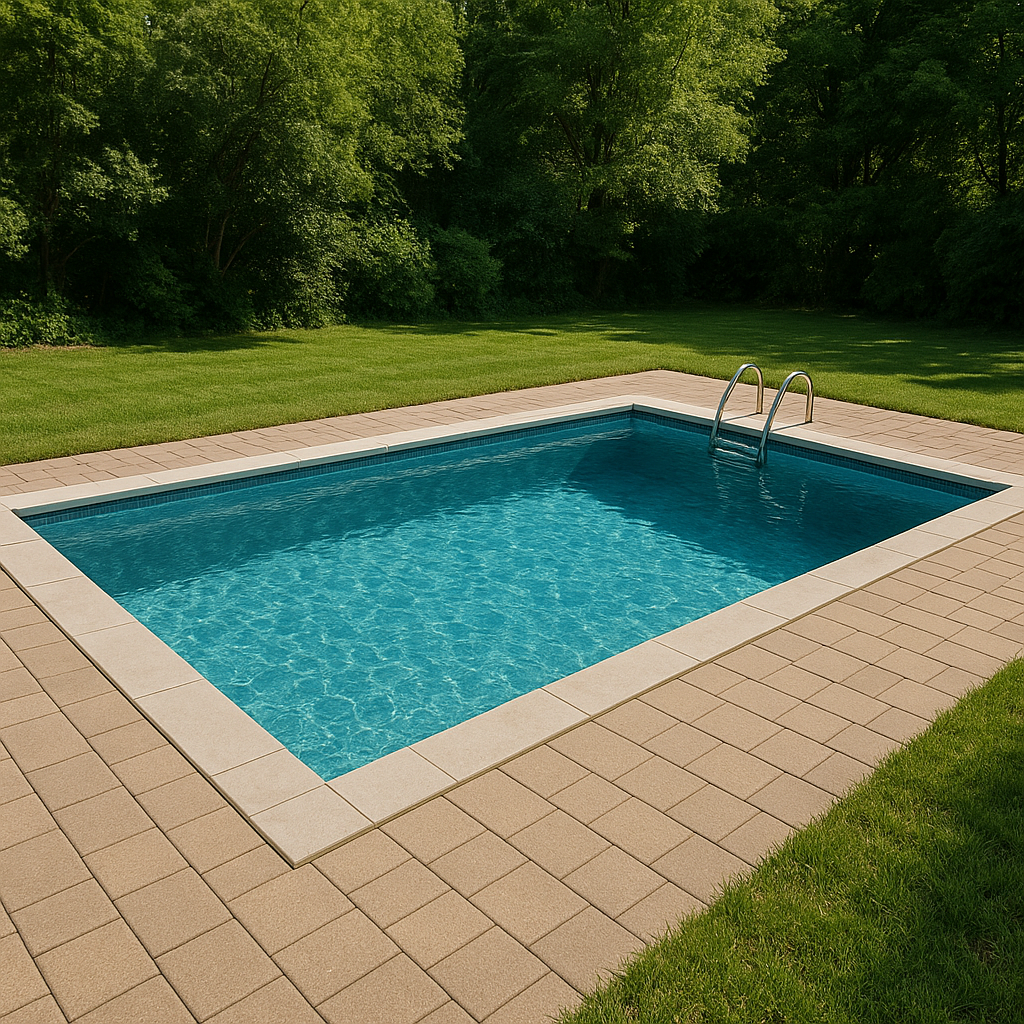 Kit Piscina Acqua Green in Casseri di Polistirolo - L 6x12 mt - H 1,50 mt