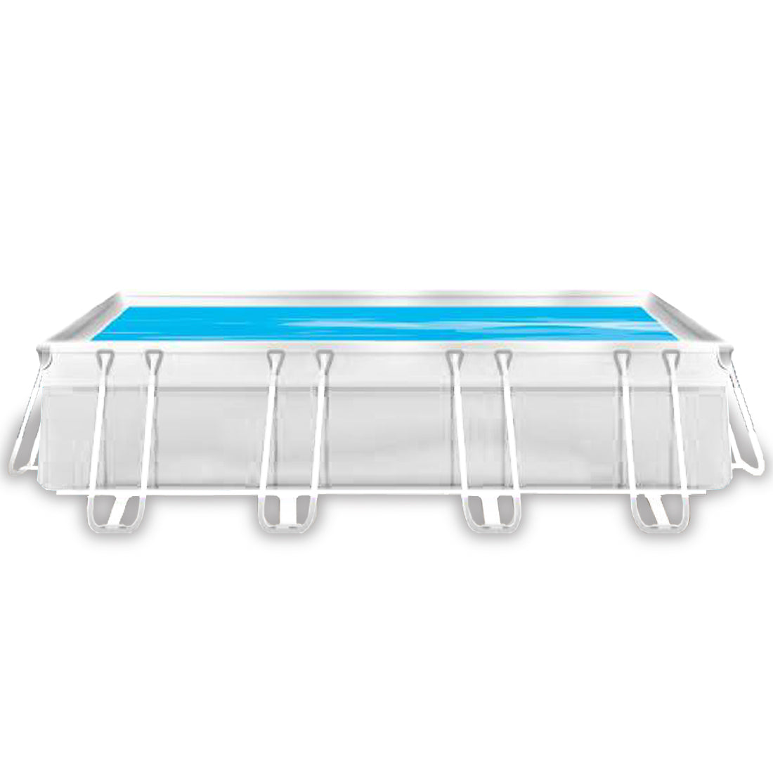 Piscina fuori terra ESSENZIALE di  mt. 2,80x3,76 h.125